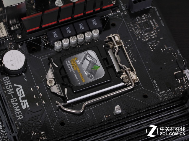 华硕 B85M-GAMER 细节
